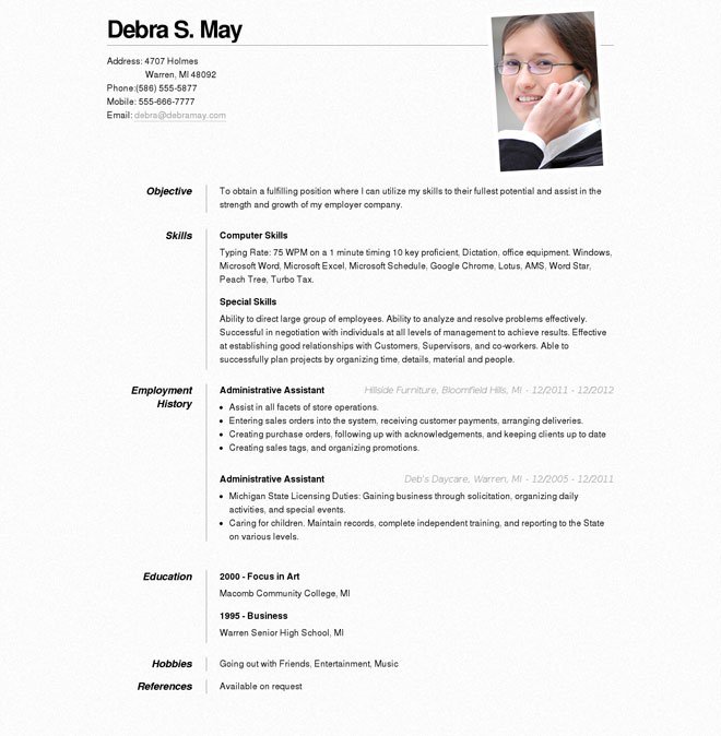 Online-Resume-Template